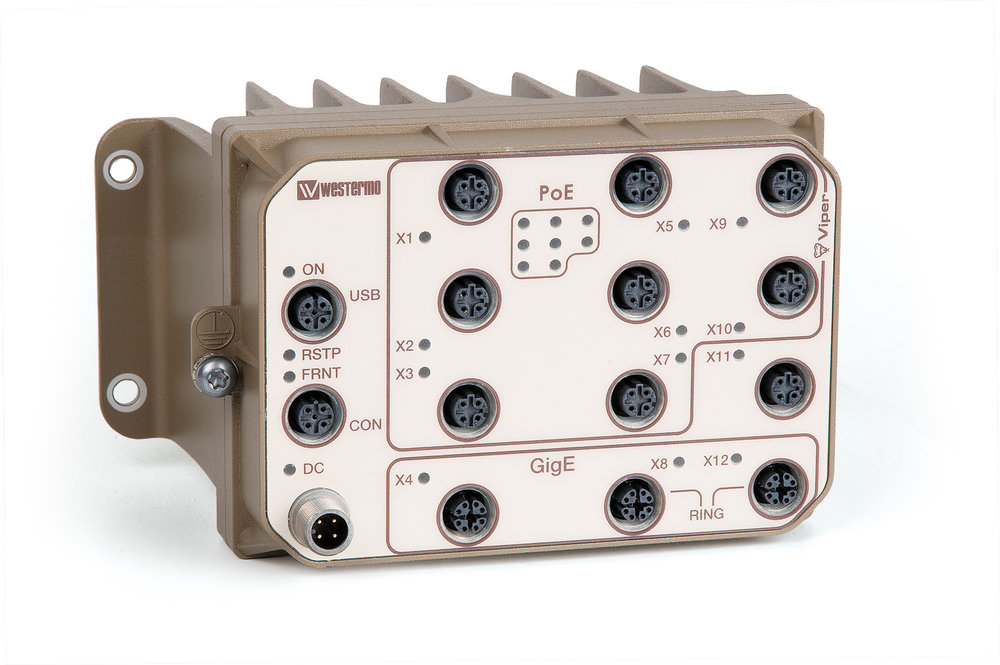 Les switchs Gigabit Ethernet permettent de répondre à la demande croissante de réseaux de communication haut débit à bord des véhicules ferroviaires